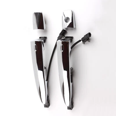 Murano Leaf Maxima Sentra For Front Left & Right Outside Door Handle Chrome Pair - Image 1 of 4