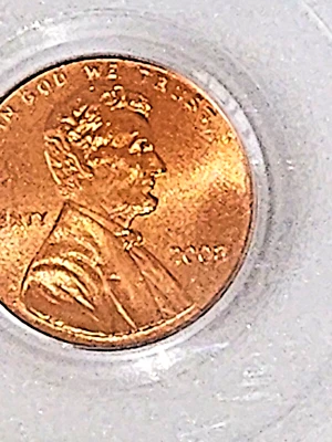 2008P Lincoln Cent PCGS MS69RD Lincoln Satin Finish Reddish!! - Image 1 of 3