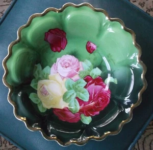 Antiguo cuenco para servir Z S&Co Royal Vienna Pasture Alamaine firmado Lefivre 12 1/4 - Imagen 1 de 10