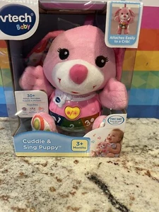 Vtech Baby Unisex ~Cuddle & Sing Puppy 30+ Songs Melodies Sounds Phrases -NEW - Picture 1 of 7