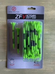 Zero Friction Victory 5 Prong Golf Tees 2 3/4, 40/ pack x 6 pack box = 240 Lot - Picture 1 of 6