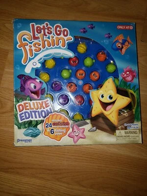 Let's Go Fishing Deep Sea Deluxe Edition Game New Damaged Box - Image 1 of 2