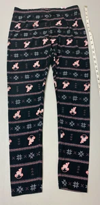 SO YOUTH LEGGINS BLACK WITH PENGUINS WEARING EAR MUFFS  - Picture 1 of 7
