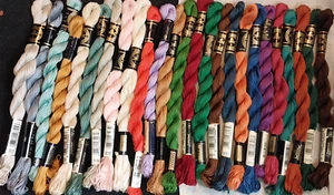 Lot(23+2) of DMC+Anchor #5 perle cotton embroidery/needlepoint - Picture 1 of 1