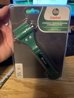 Castrol Interruptor de ventana de emergencia y cortador de cinturón de seguridad Foto 1 de 2