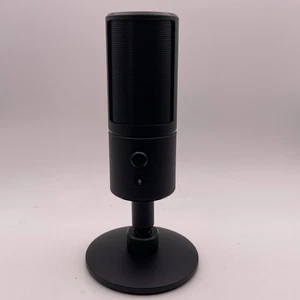 Micrófono de transmisión USB negro Razer Seiren X - Montaje amortiguador incorporado - Funciona - Imagen 1 de 5
