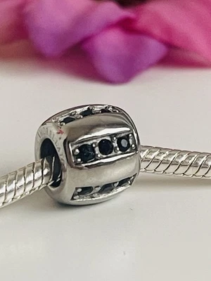 Charm Morellato Linea Drop Con Cristalli Neri - Immagine 1 di 4