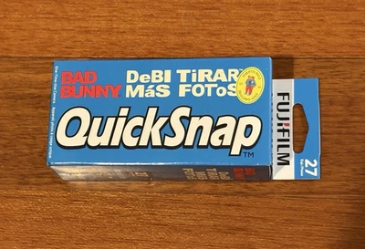Bad Bunny DeBÍ TiRAR MáS FOToS Einweg QuickSnap Kamera NEU VERSIEGELT DTMF Neu! - Bild 1 von 4