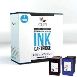2-pak zamiennych wkładów atramentowych CMYi HP 21 22 do HP Deskjet F4100 F4135 F394 - Zdjęcie 1 z 7
