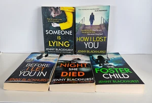 5 x Jenny Blackhurst Thriller Paperback Bundle Foster Child Night She Died - Picture 1 of 9