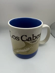 Starbucks LOS CABOS Coffee Mug Global Icon Collectors Series Cup 16 oz Marlin - Picture 1 of 6
