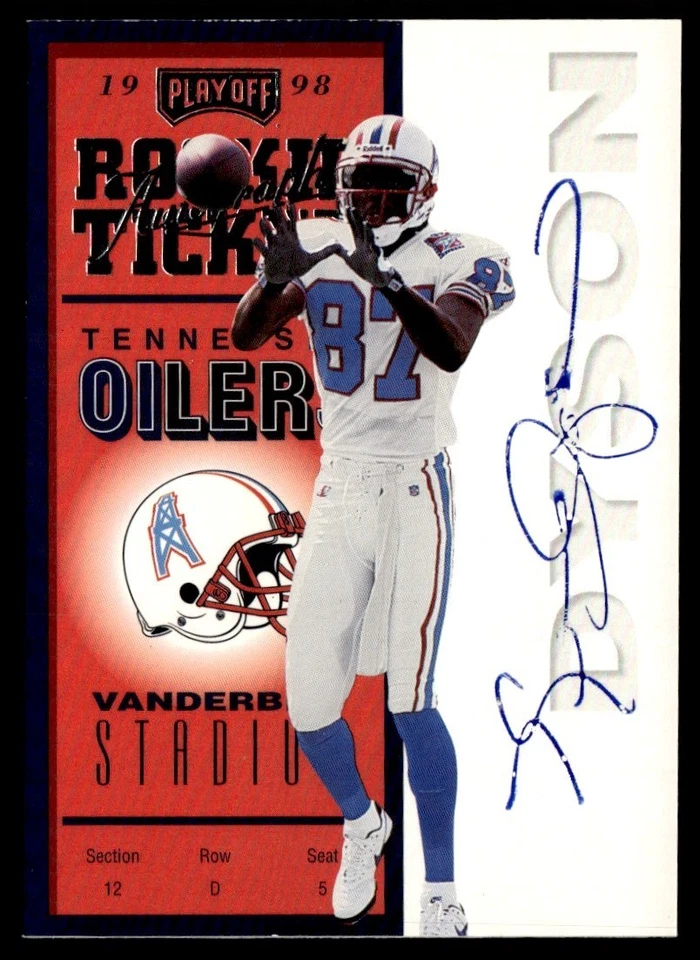 1998 Playoff Rookie Ticket Auto Kevin Dyson #99 - Image 1 of 2