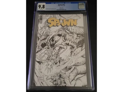 SPAWN #262 SKETCH COVER 2016 CGC 9.8 SATAN SAGA WARS LOW PRINT RUN MCFARLANE - Image 1 of 3