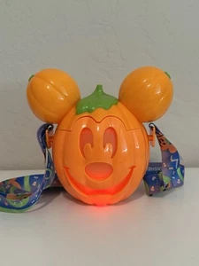 Disneyland Mickey Halloween Light Up Jack O Lantern Sipper - Picture 1 of 6