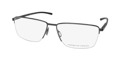 NEW PORSCHE DESIGN P8399 EYEGLASS FRAME BROWN C MENS HALF-RIM METAL & PLASTIC - Image 1 of 4