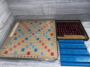 Juego de mesa giratorio Scrabble Deluxe 1976 vintage completo S&R - Imagen 1 de 3