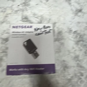 NETGEAR AC600 Wi-Fi USB 2.0 Mini Adapter for Desktop PC - Black - Afbeelding 1 van 2