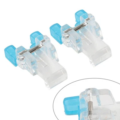 Sew-On BUTTON FOOT For Low Shank Snap-On Singer Brother Babylock New Home 2PCs - Image 1 of 4