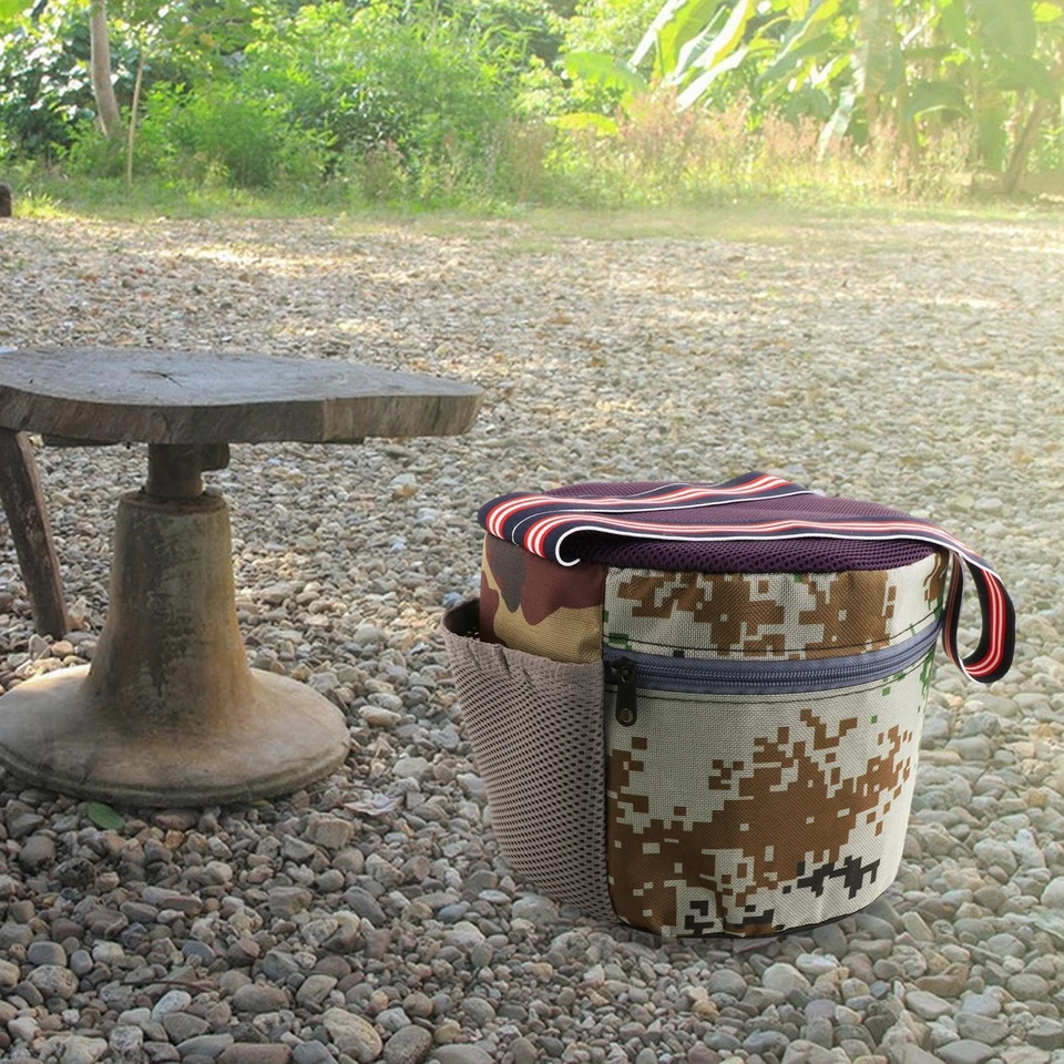 Garden Stool Gardening Seat Wearable Convenient with Side Pocket Practical - Image 1 of 1