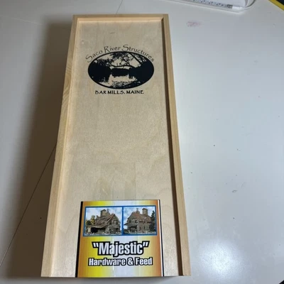 Saco River Structures Bar Mills Scale Models Majestic Hardware Feed S-scale NIB - Image 1 of 4