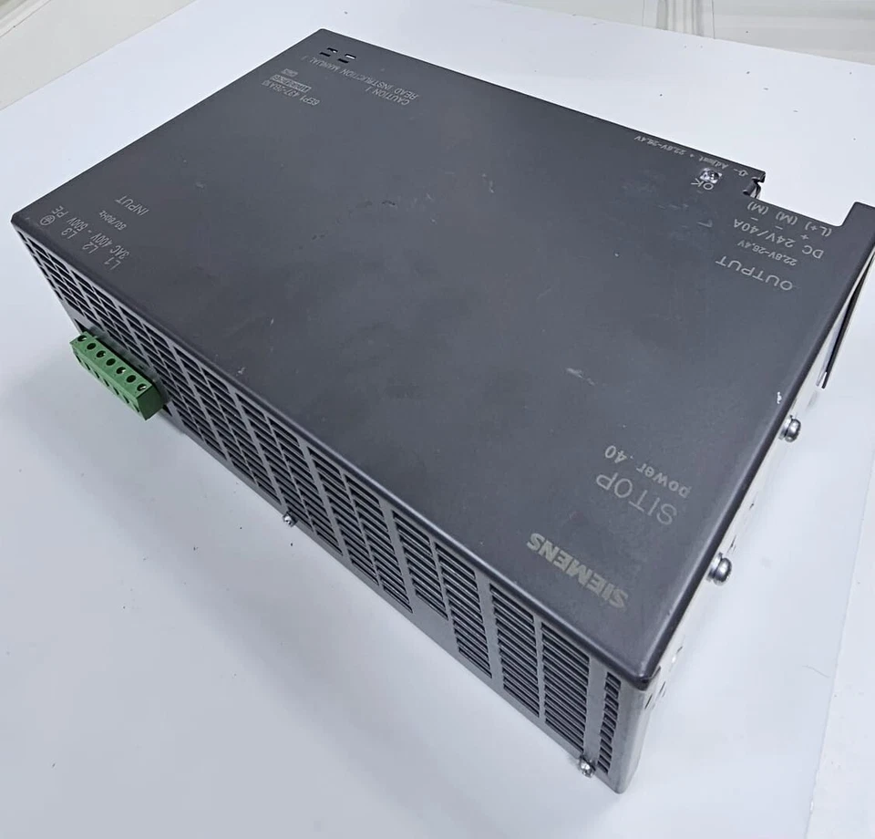 Блок питания Siemens SITOP Power40 6EP1437-2BA10 | 24 В постоянного тока, выход 40 А | 3-фазный - Изображение 1 из 4
