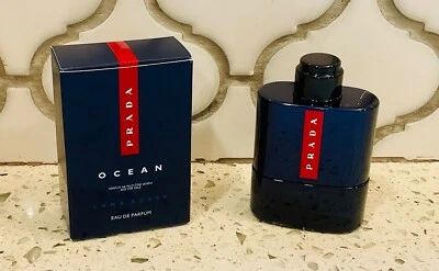 NUEVO EN CAJA PRADA OCEAN LUNA ROSSA EAU DE PARFUM Splash tamaño de viaje 0,3 oz/9 ml Foto 1 de 2