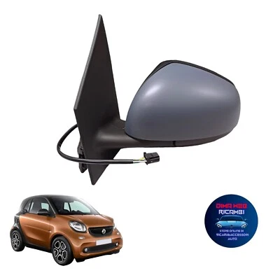 SPECCHIO RETROVISORE SMART FORTOW 453 2014 ESTERNO SX ELETTRICO TERMICO 5 PIN - Immagine 1 di 2
