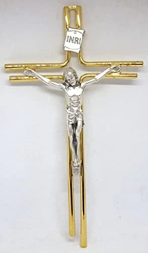 GTBITALY 10.588.20 Croce crocefisso crocifisso con Cristo Argento e (a2D) - Immagine 1 di 1