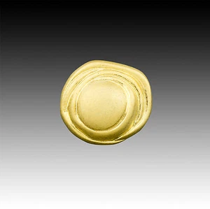 High Quality Vintage Button Plastic Gold Organic Motif 18mm 40003017 - Picture 1 of 2