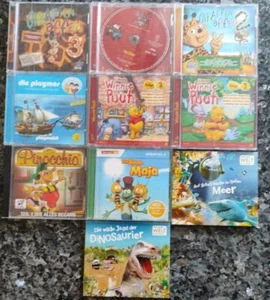 10Hörspiel-CDs: Giraffenaffen, Cars, Biene Maja, Winnie Puuh, Playmos, Pinocchio - Bild 1 von 2