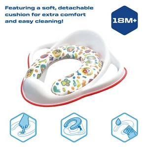 Potty Toilet Training Seat Paw Patrol Soft Padded Seat 18M+ Character Loo Seat - Picture 1 of 8