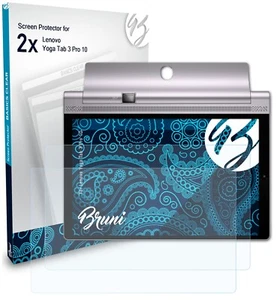Bruni 2x Protective Film for Lenovo Yoga Tab 3 Pro 10 Screen Protector - Picture 1 of 8