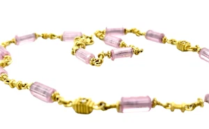 Judith Ripka 18k Yellow Gold Chain Necklace - Picture 1 of 10