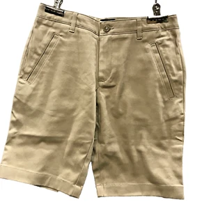 Lands' End Girls Uniform Stretch Chino Bermuda Short Khaki Size 14 - Picture 1 of 4