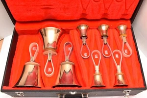 Malmark orchestral music hand bells handbells W case Set of 8 - Picture 1 of 23