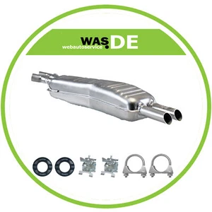 Endschalldämpfer BMW 7er E32 730i & 735i ab. Bj. 1986- Auspuff Endtopf - Bild 1 von 4