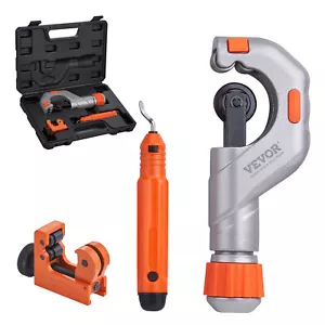 VEVOR 3PCS Tubing Cutter Set Copper Pipe Cutter Mini Tube Cutter Deburring Tool - Picture 1 of 12