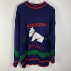 Vintage Sweter dla psa Rozmiar M / L Highland Borders Terrier 3D lata 80. 90. Sweter