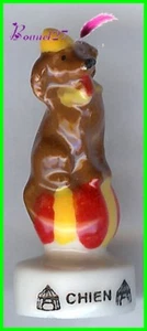 Feve Animaux de Cirque Edition Atlas " Le Chien " Dog Hund circus #C53 - Imagen 1 de 1