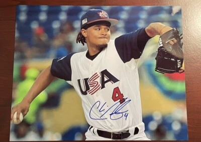 Chris Archer Signed 8x10 Photo Proof WBC World Baseball Classic — 第 1/2 张图片