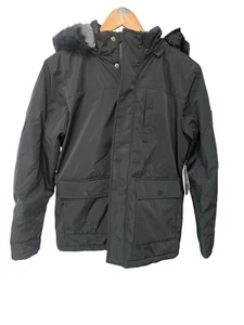 Member's Mark Boy's Durable Wind Resistant Hooded Parka Jacket Black Sz XL 14/16 - Picture 1 of 7
