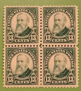 Scott#: 622 - Benjamin Harrison Block of Four MNH OG XF/F - Lot 1 - Picture 1 of 2