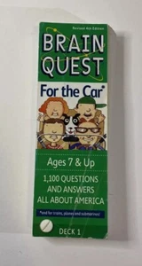 Workman Brain Quest For the Car - Deck 1 Questions About America Revised 4th Ed. - Bild 1 von 2