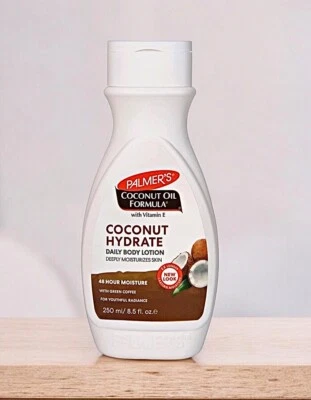 Palmer's Aceite de Coco Hidratado Fórmula Loción Vitamina E ~ Café Verde ~ 48 horas de Humedad Foto 1 de 2