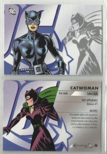2007 DC Legacy (Rittenhouse) CATWOMAN "Base Trading Card" #39
