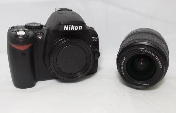Nikon D40 6.1MP DSLR Camera with 18-55mm f/3.5-5.6G ED II AF-S DX Nikkor Lens - Image 1 of 1