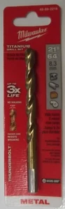 Milwaukee 48-89-2218 21/64" Thunderbolt Titanium Twist Drill Bit - Picture 1 of 1