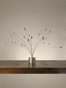 1970 SCULPTURE MOBILE SPRAY POST-MODERNISTE CINETIQUE OP-ART BERTOIA Vasarely - Imagen 1 de 9