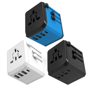 Tessan Universal Reiseadapter Weltweit mit 3 USB+1 Type-C Anschlüsse - Bild 1 von 16