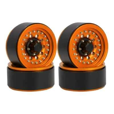Aluminum 1.9 inch Beadlock Wheels&Wheel Cap for 1/10 RC Crawler TRX4 SCX10 RC4WD - Image 1 of 4